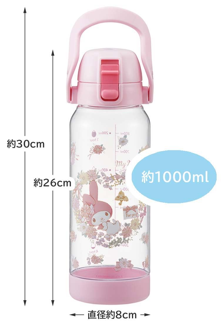 SKATER Sanrio My Melody Japan Direct Drink Water Bottle (1000ml